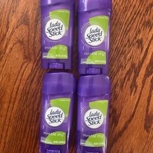 4 Lady Speed Stick Invisible Dry Antiperspirant Deodorant Powder Fresh 2.3 oz ea